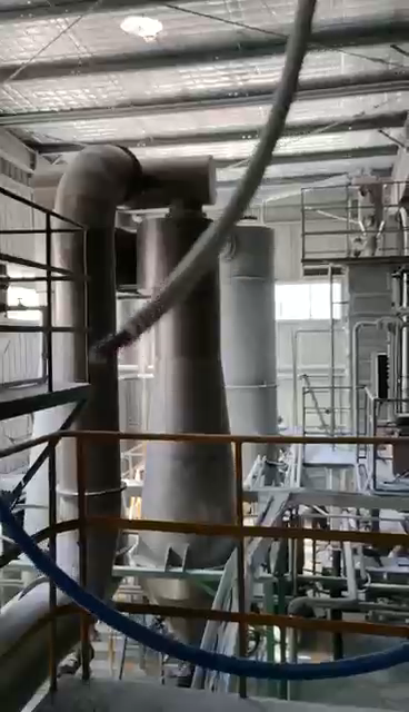 白炭黑旋轉閃蒸干燥機工程─【金陵干燥】