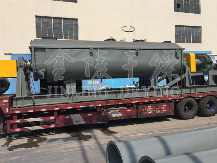 金屬污泥專用圓盤槳葉干燥機(jī)工程─【金陵干燥】