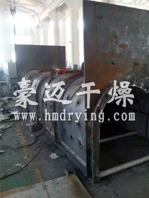 豪邁干燥污泥干燥機制作現場