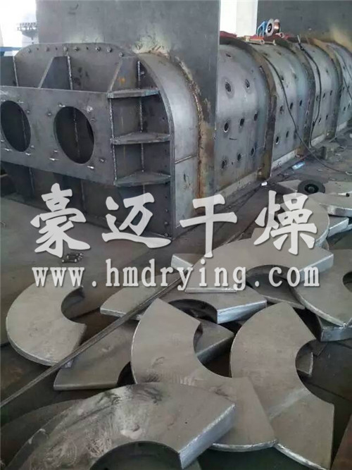 豪邁干燥污泥干燥機制作現場
