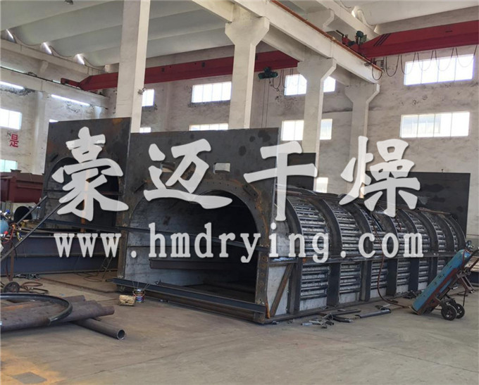 豪邁干燥污泥干燥機制作現場
